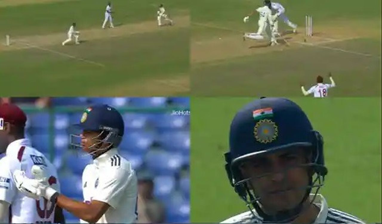 Yashasvi Jaiswal refuses to leave after run-out mix-up, gives a mouthful to Shubman Gill