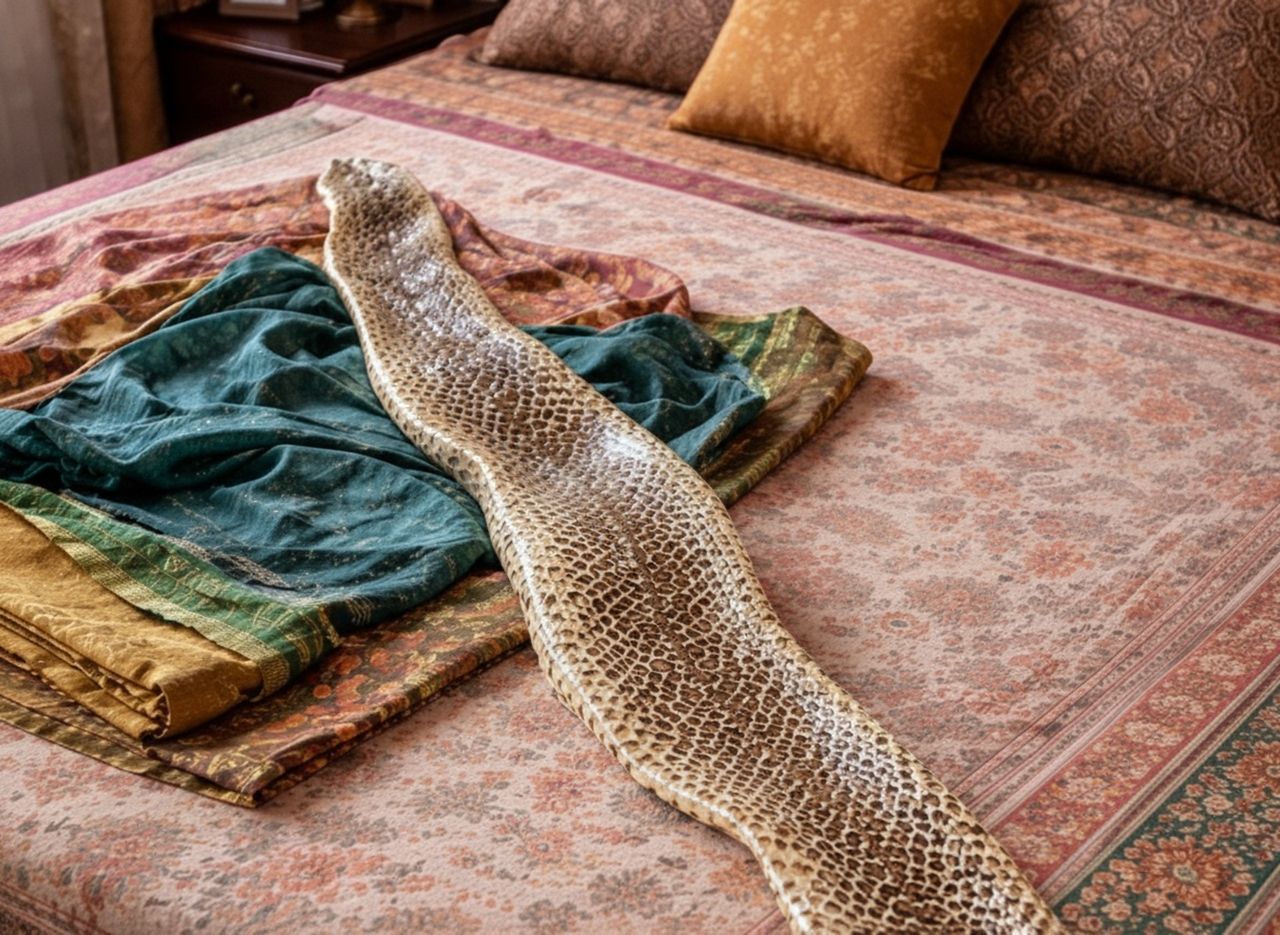 UP woman fakes ‘nagin’ by leaving snake skin on bed, elopes with lover to dodge wedding